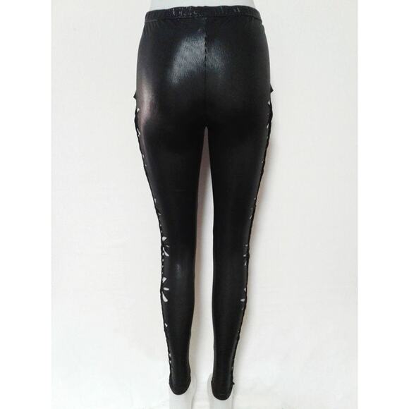 CHEEKY Legs - Size MEDIUM/LARGE - Junior/Women Super Sexy Cut and Weaved legging - Picture 5 of 7